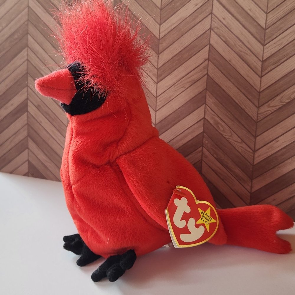 TY Beanie Baby Mac Cardinal 1998 Vintage